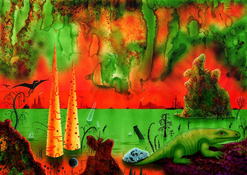 Early Light. Painting for Demo Tape