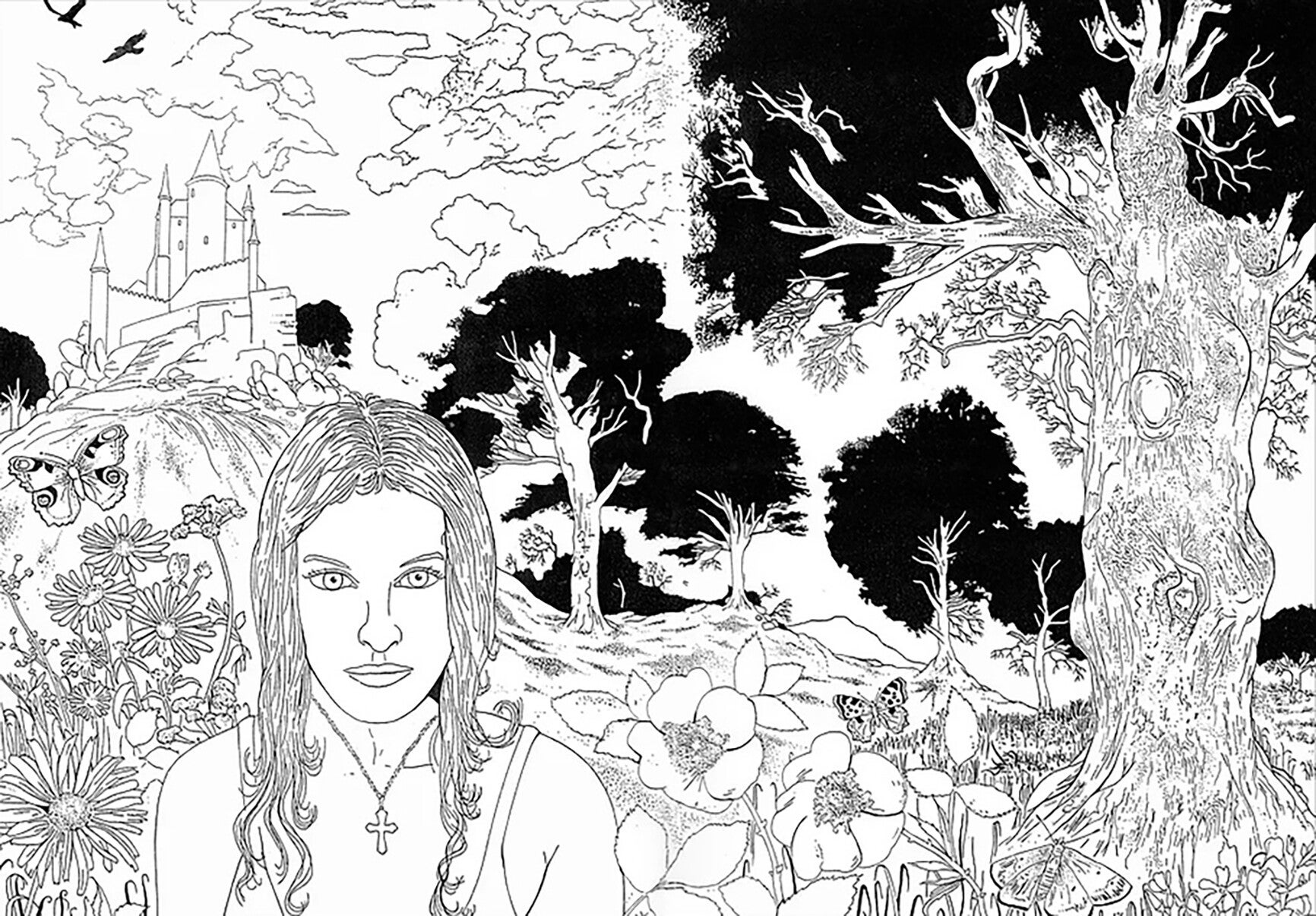 Fairy-tale Girl Bizzart graphic card series