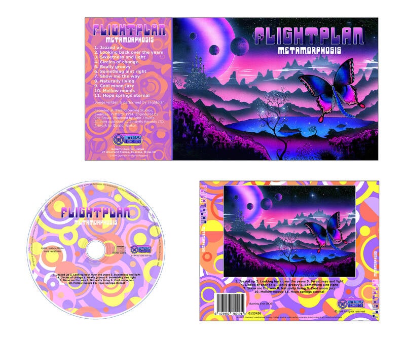 Flightplan. Metamorphosis. CD Packaging Design 