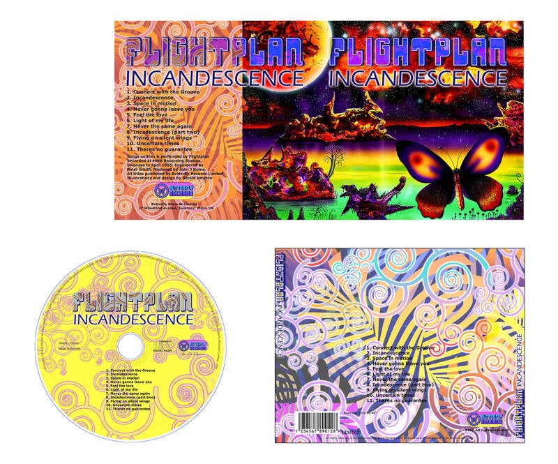 Flightplan. Incandescence. CD Packaging Design 