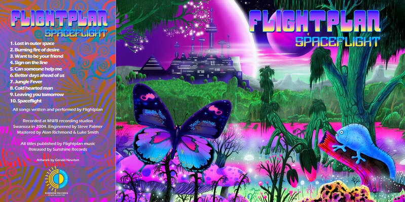 Flightplan. Spaceflight. CD Cover Insert Design