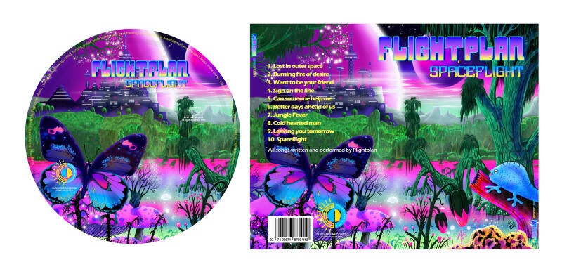 Flightplan. Spaceflight. CD Packaging Design