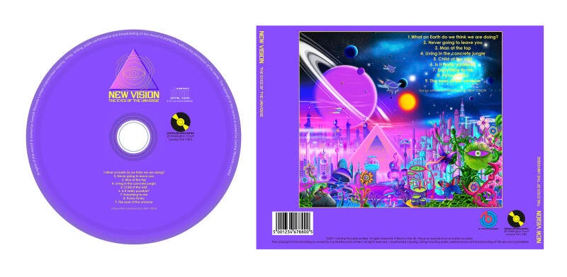 Eyes of the Universe. CD Packaging Design