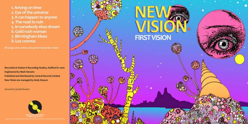 New Vision. First Vision. CD Cover Insert Design