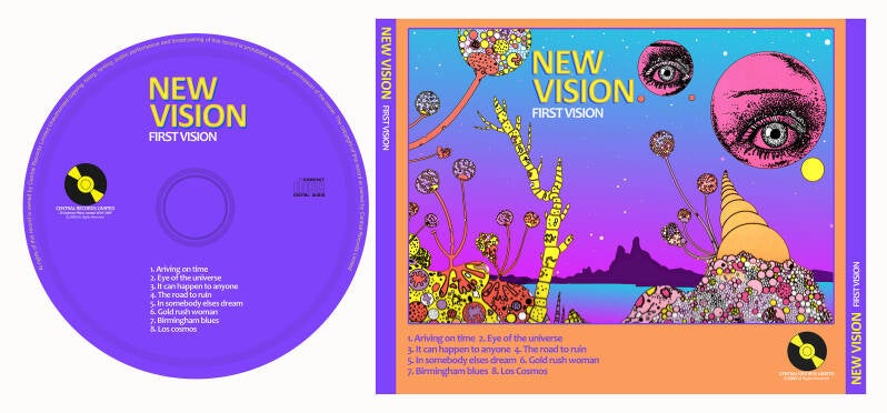 New Vision. First Vision. CD Packaging Design