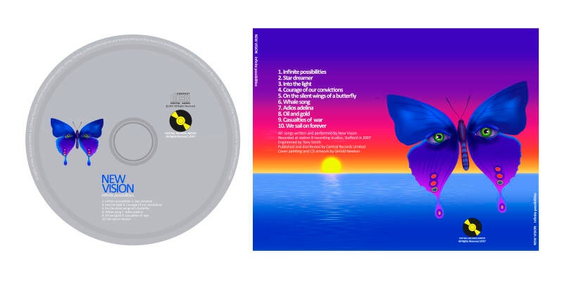 New Vision. Infinite Possibilities. CD Packaging Design