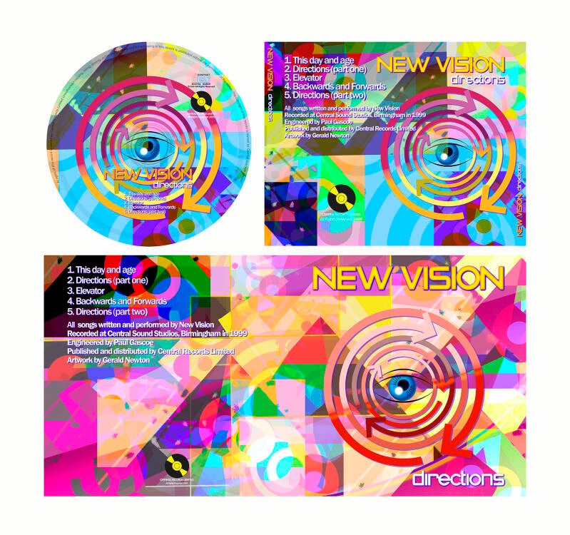 New Vision. Directions. CD Packaging Design
