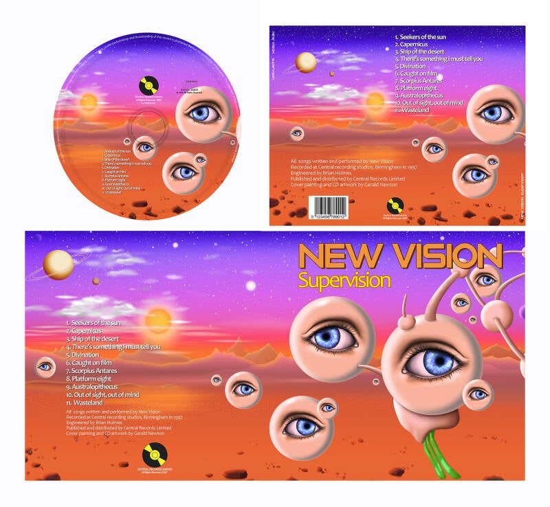 New Vision. Supervision. CD Packaging Design