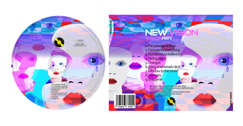 New Vision. Visionary. CD Packaging Design
