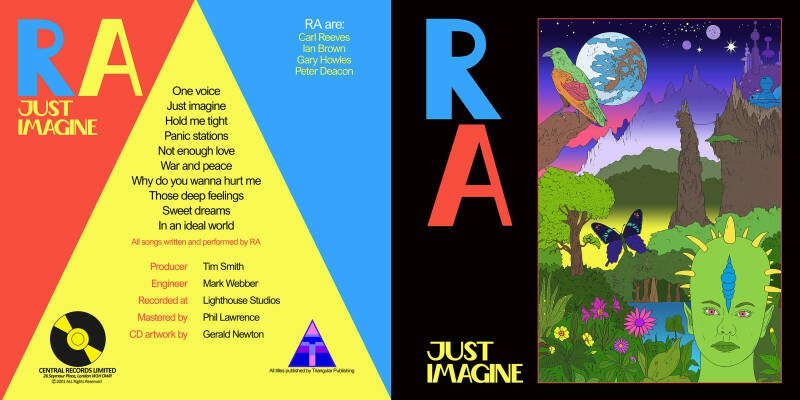 RA. Just Imagine. CD Cover Insert Design