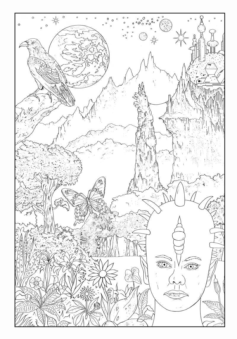 RA. Just Imagine. CD Cover Drawing