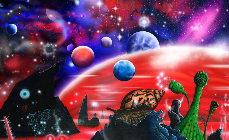 Red. Painting for CD Cover