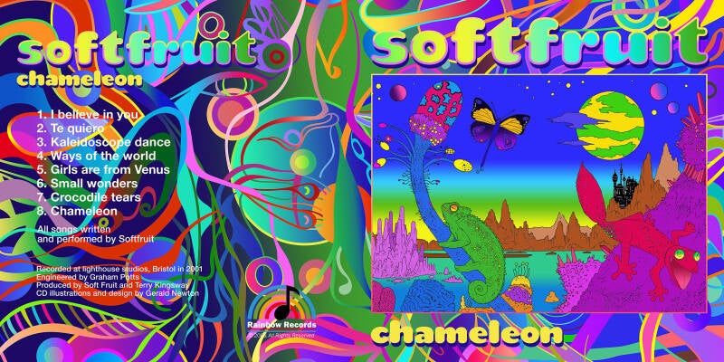 Soft Fruit. Chameleon. CD Cover Design