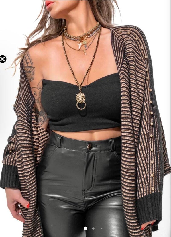 Side slit cardi
