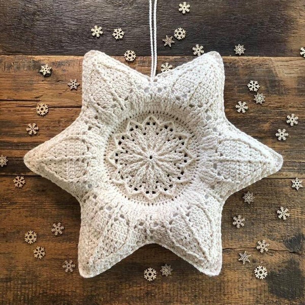 Kerstster met lichtjes