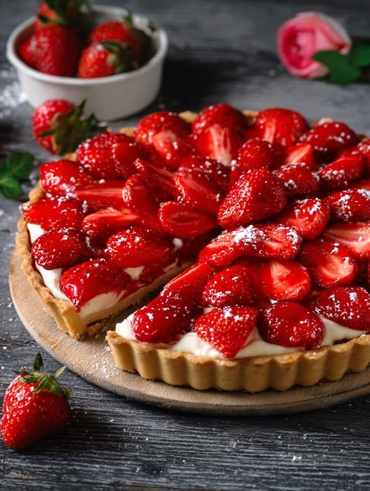 Croute aux fraises de Wépion