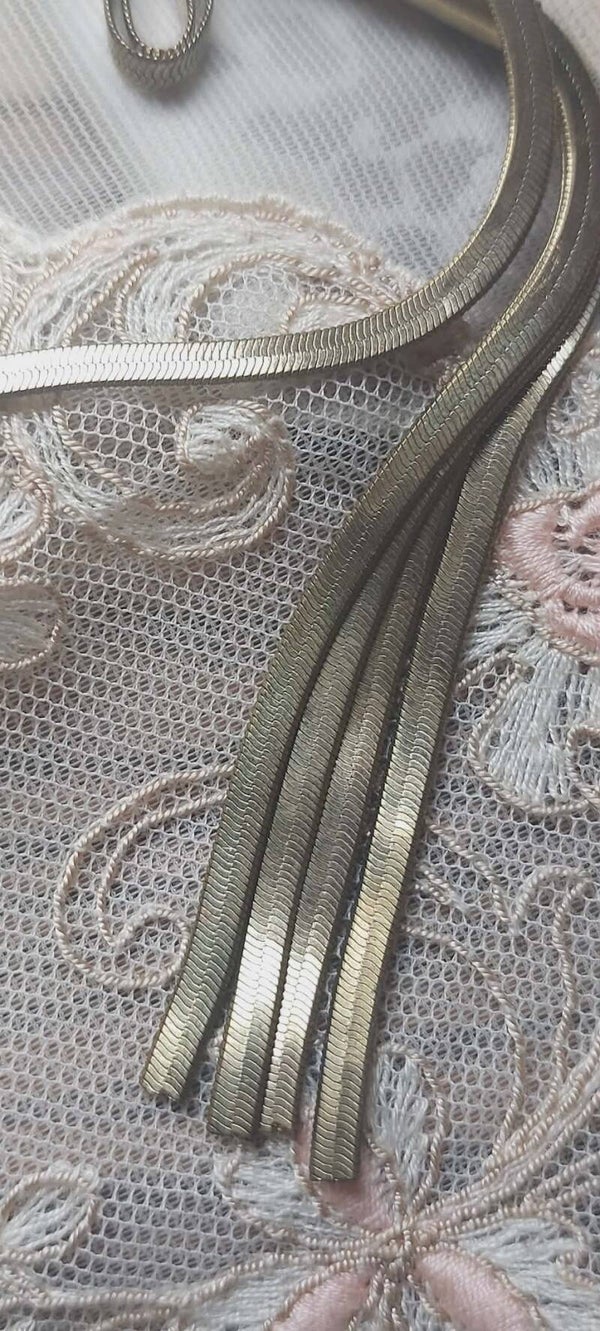 Gouden Snake Chain – Parijse Elegantie | Houpette