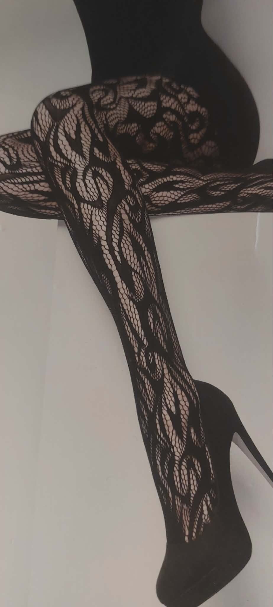 La Sophistiquée Panty (zwart kant, L/XL) - Lingerie