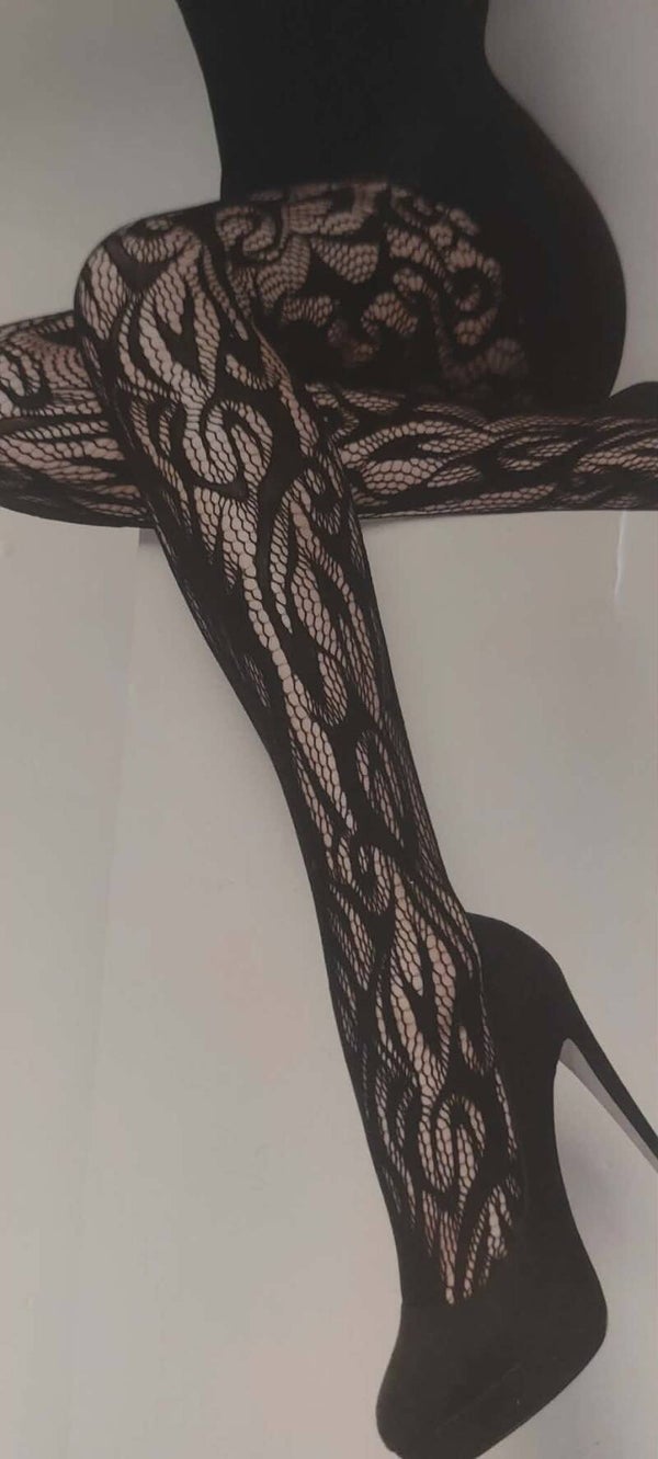 La Sophistiquée Panty (zwart kant, L/XL) - Lingerie