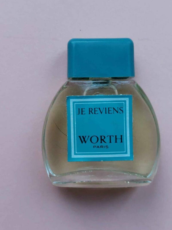 Vintage Miniatuur Flesje "Je Reviens"