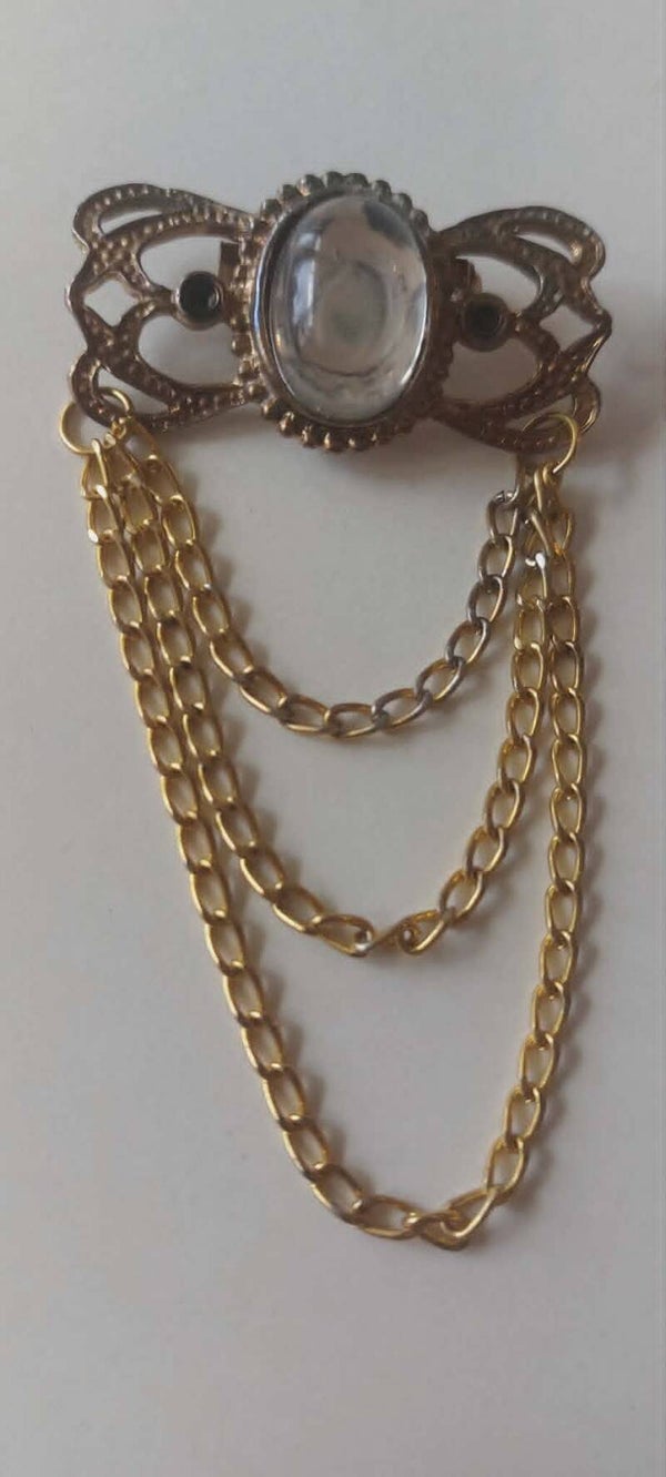 Broche · Vintage · Filigree · Bijoux 1940=1960