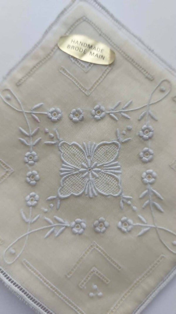 Hand geborduurd Compact‑Poeder- Hoesje · Parijs · Art Deco · ca. 1920–1935