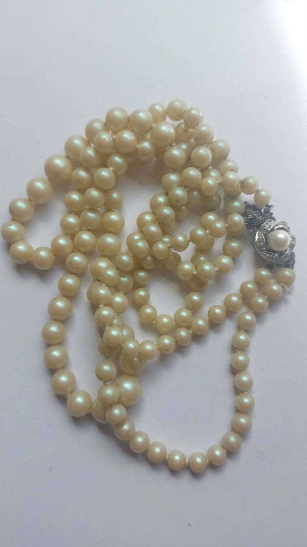 Vintage Parel‑Bijou 1950–1965 – 28 cm – Bijoux