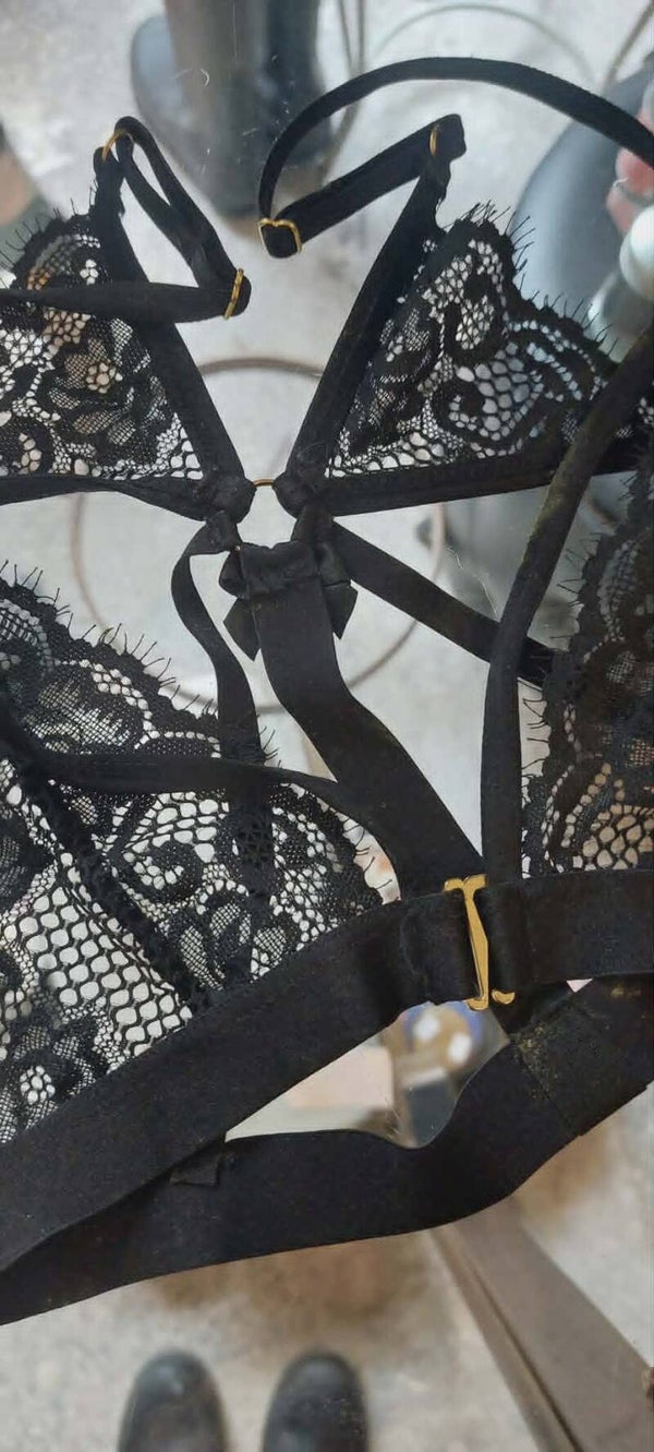 Bralette – Dessous · Zwarte Kant · Maat S