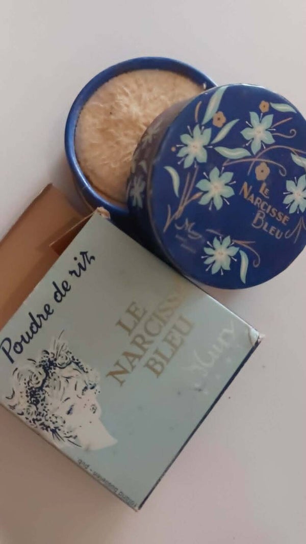 Poudre de Riz – Narcisse Bleu de Mury (ca. 1925) – Vol & Puf & originele omdoos