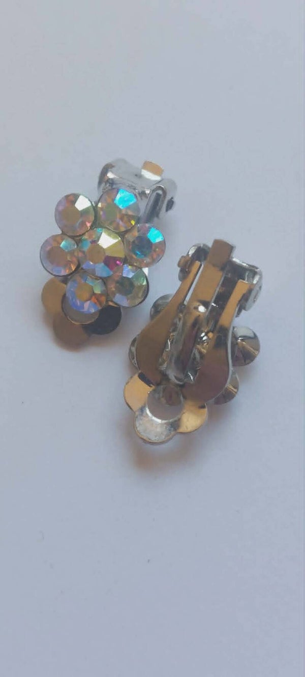 Oorclips met Aurora Borealis – Bijoux