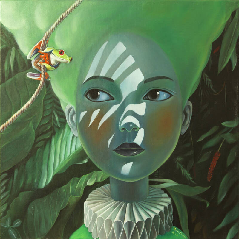 forrest wonders by Terri Duan art