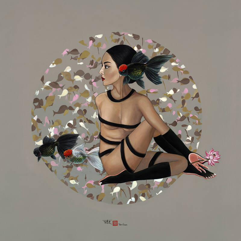 Fishgodess by Terri Duan