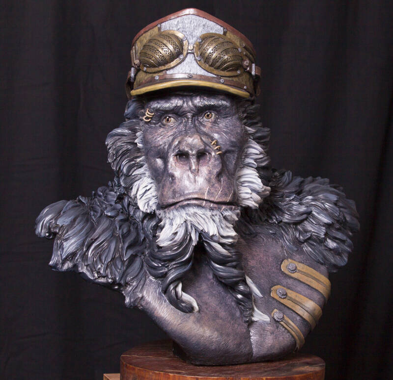 Steampunk gorilla