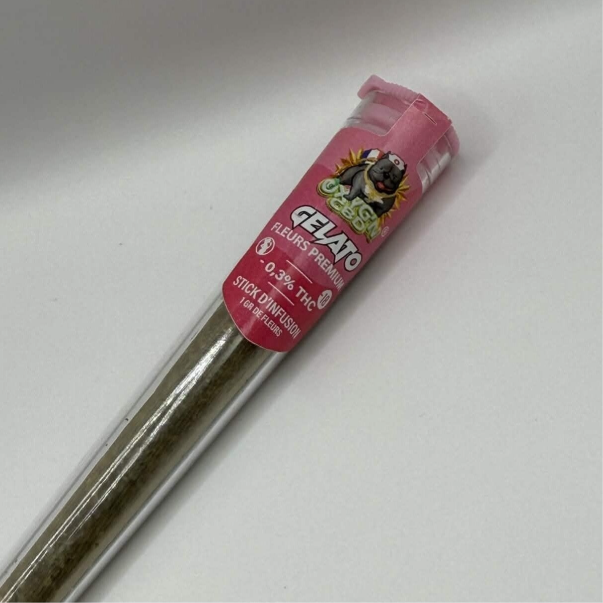 🌸 Pré-Roll CBD – Gelato (Stick Infusion – 1g)