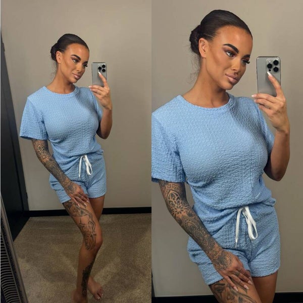 2 delig set Blauw