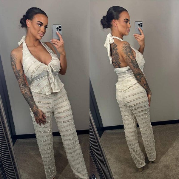 2 delig set Beige