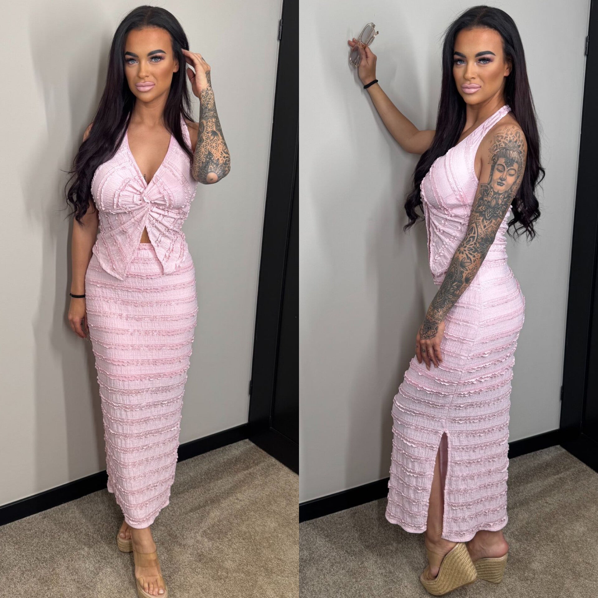 2 delig set violet rose