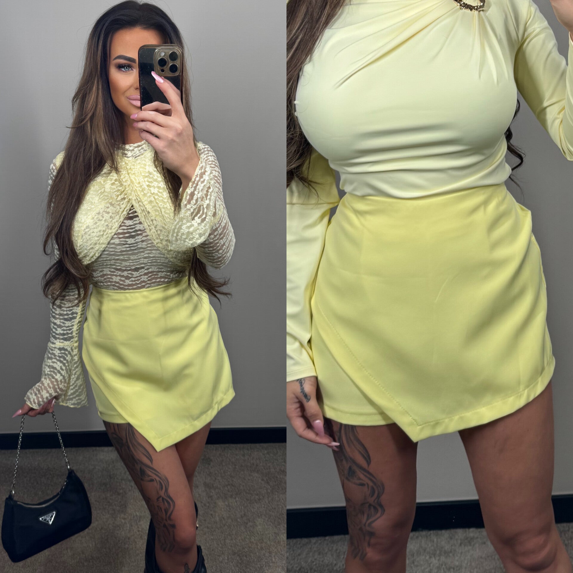 broek/rokje geel 13314