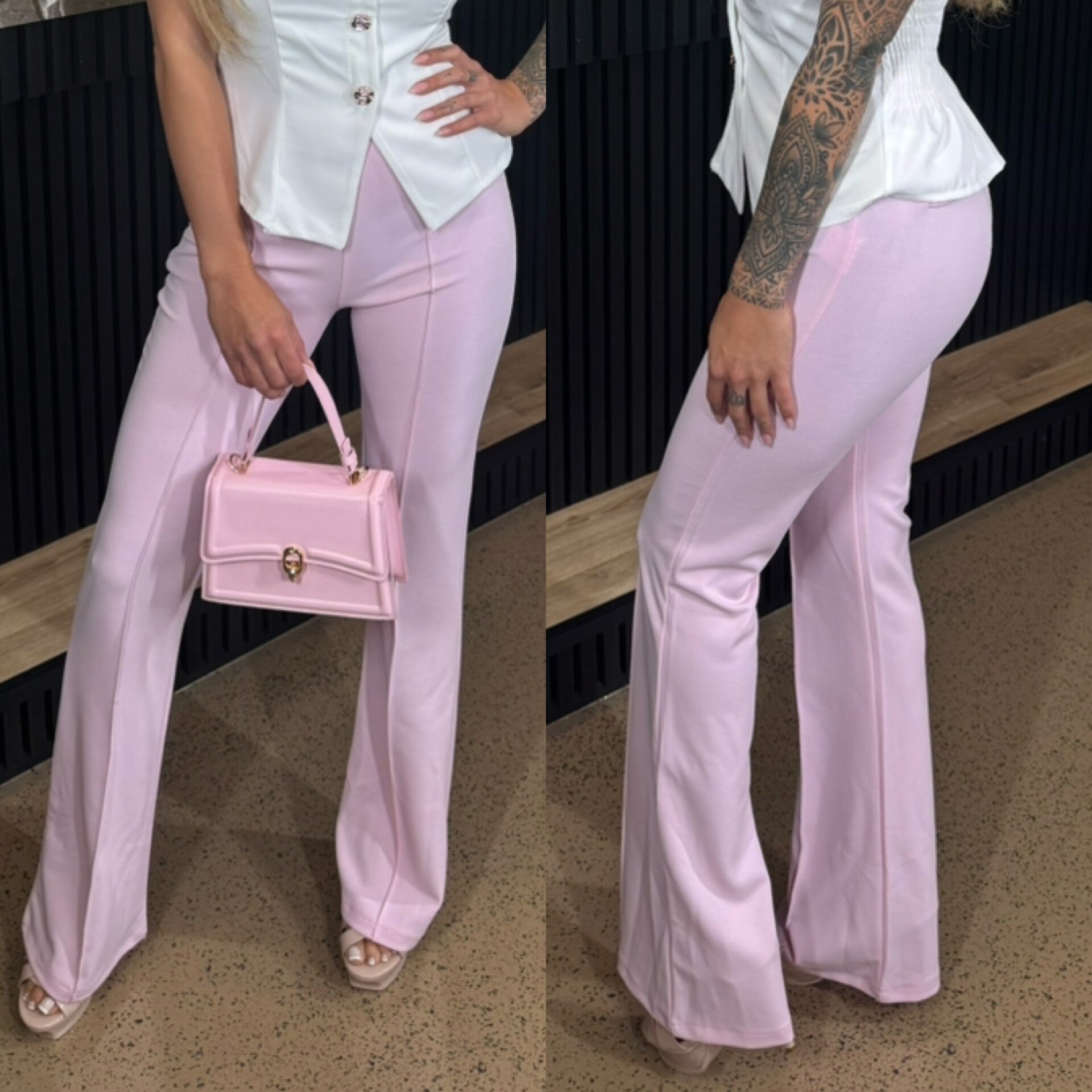 Flair broek licht roze 590