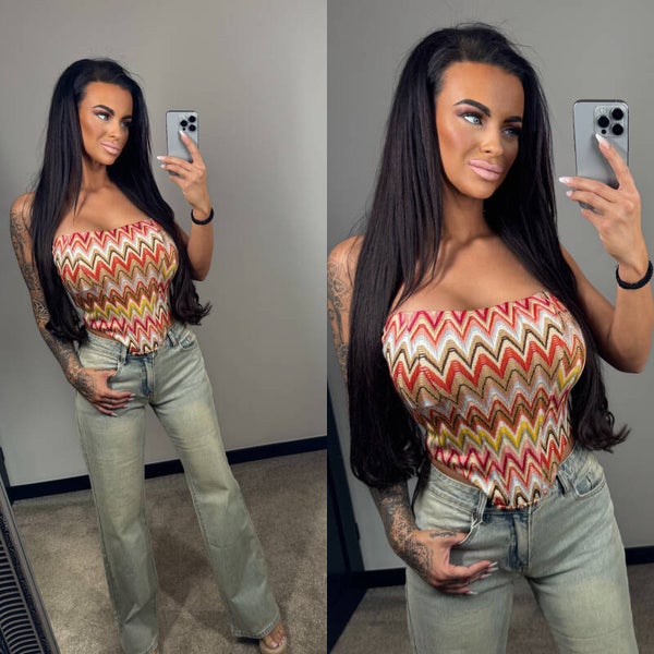 Corset top collor