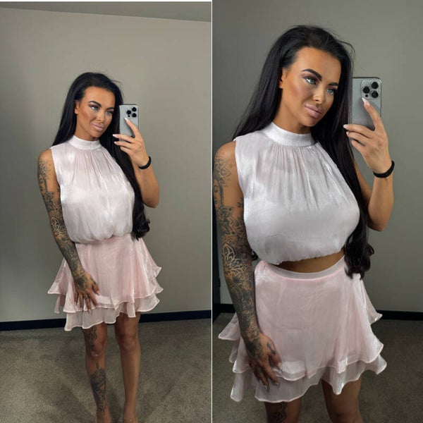 Silk set pink