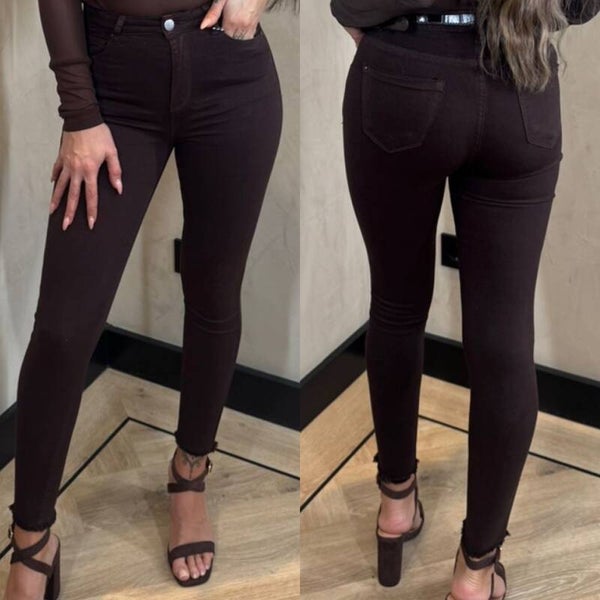 VS miss high waist skinny jeans choco 795-26