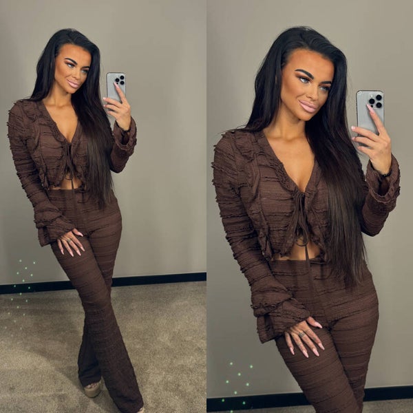 Gina set 2 delig bruin