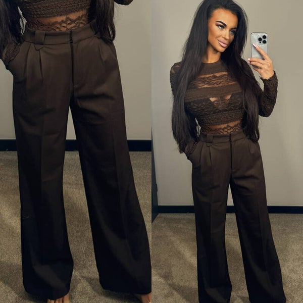 Novi PANTALON brown 987