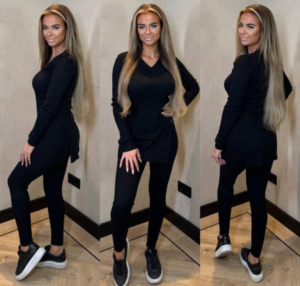 comfy set zwart 2086