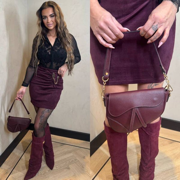 Exclusief gigi bag burgundy
