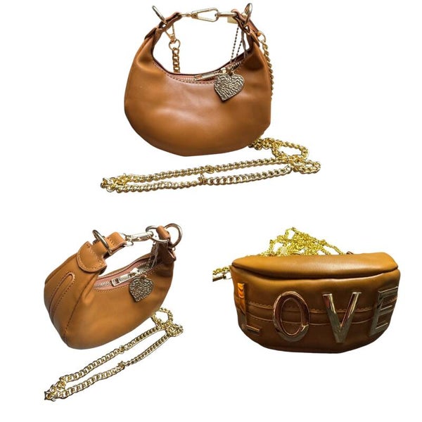 LOVE AFFAIR BAG MINI HANDBAG CAMEL