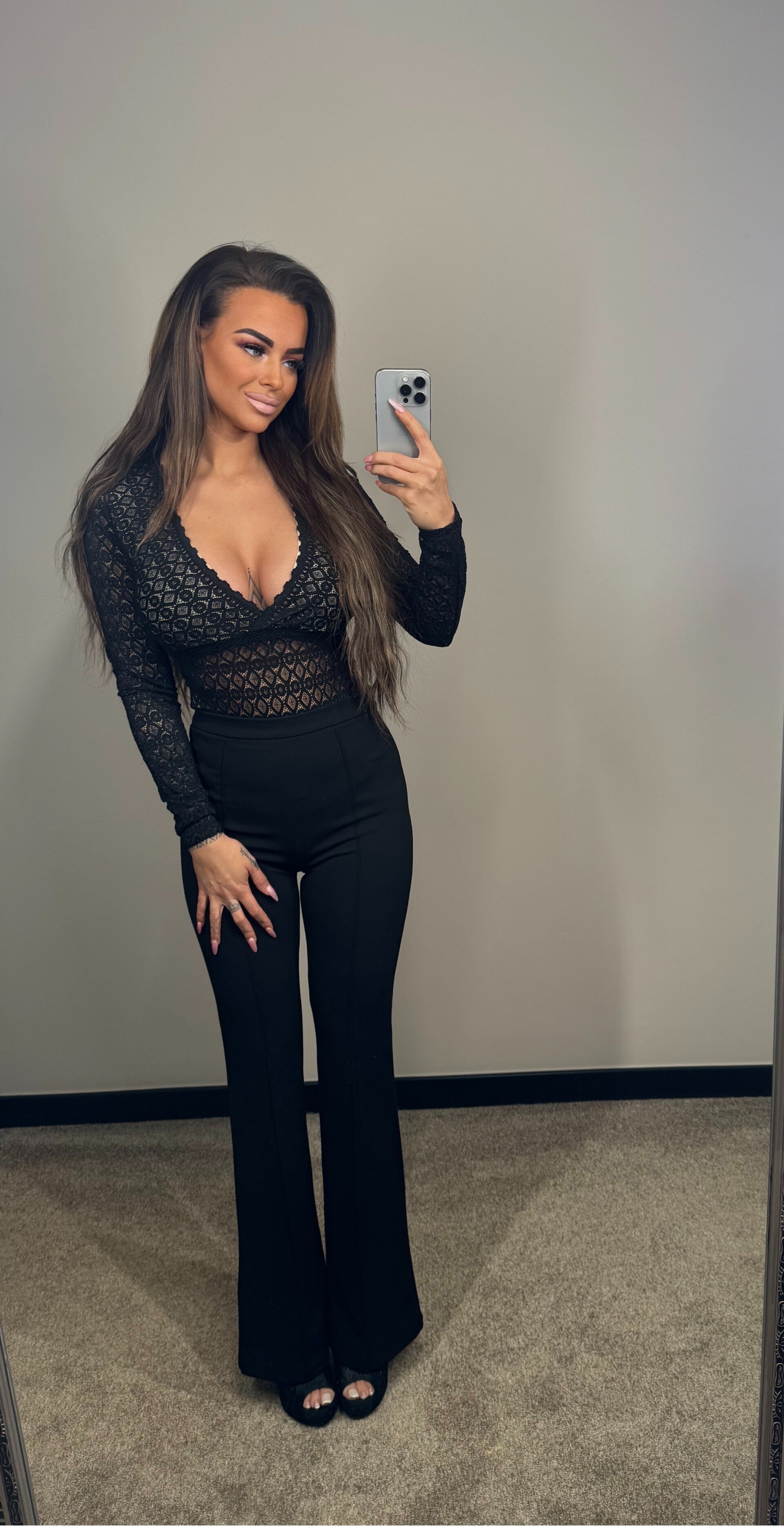 Flair broek zwart 590