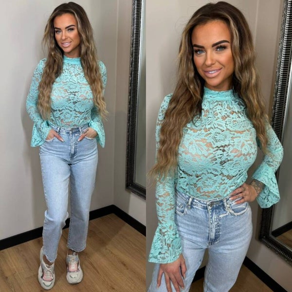 Kante Dailey topje Aqua 10189