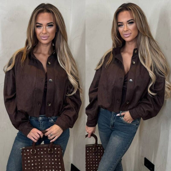 Velvet Aria jacket bruin 14-14113